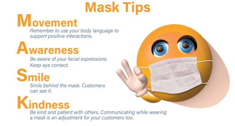 Tips for wearing a mask