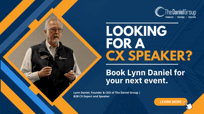 Looking for a CX Speaker? Book Lynn Daniel for your next event.